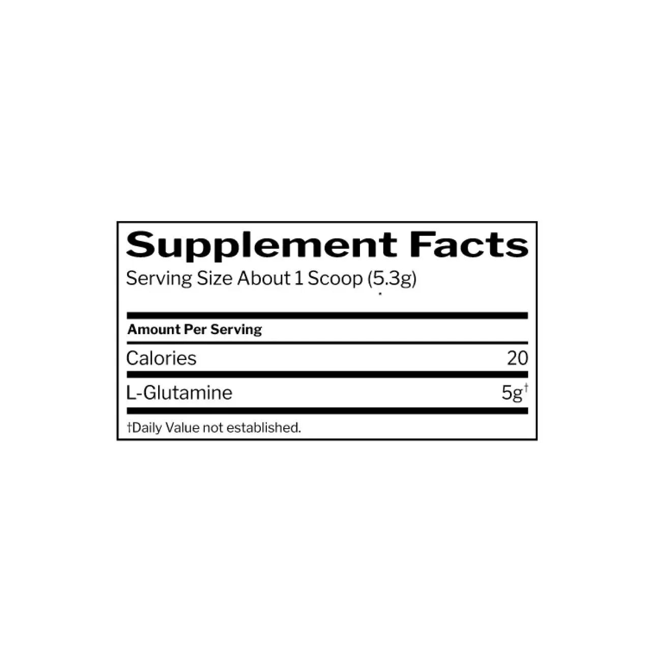 RULE1 GLUTAMINE, Powder RULE1