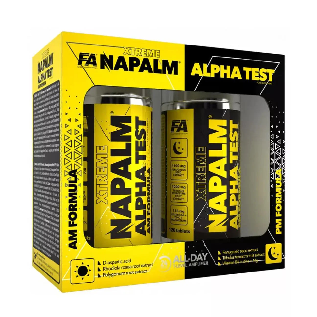 FA Xtreme Napalm ALPHA TEST AM/PM, Tablets FA Xtreme Napalm