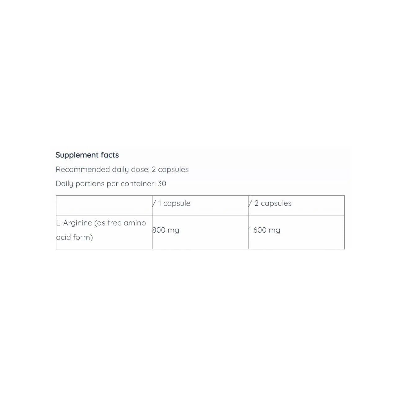 Nutriversum L-ARGININE, Powder Nutriversum