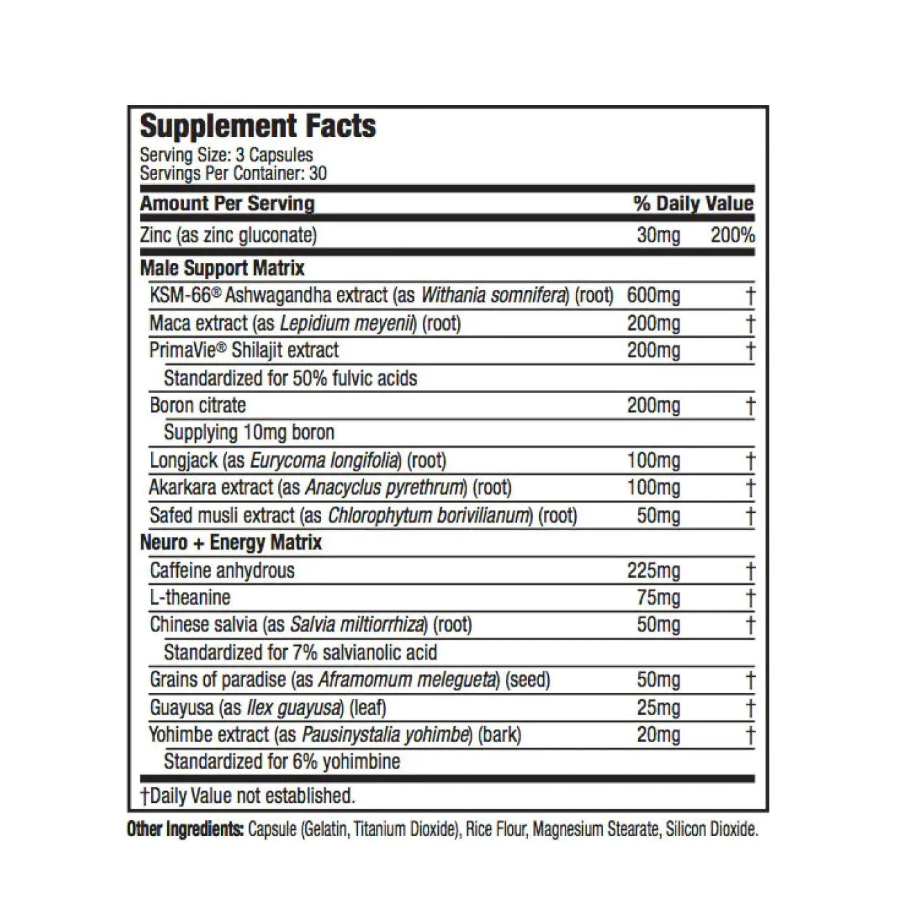 MuscleTech TEST HD THERMO, Capsules MuscleTech