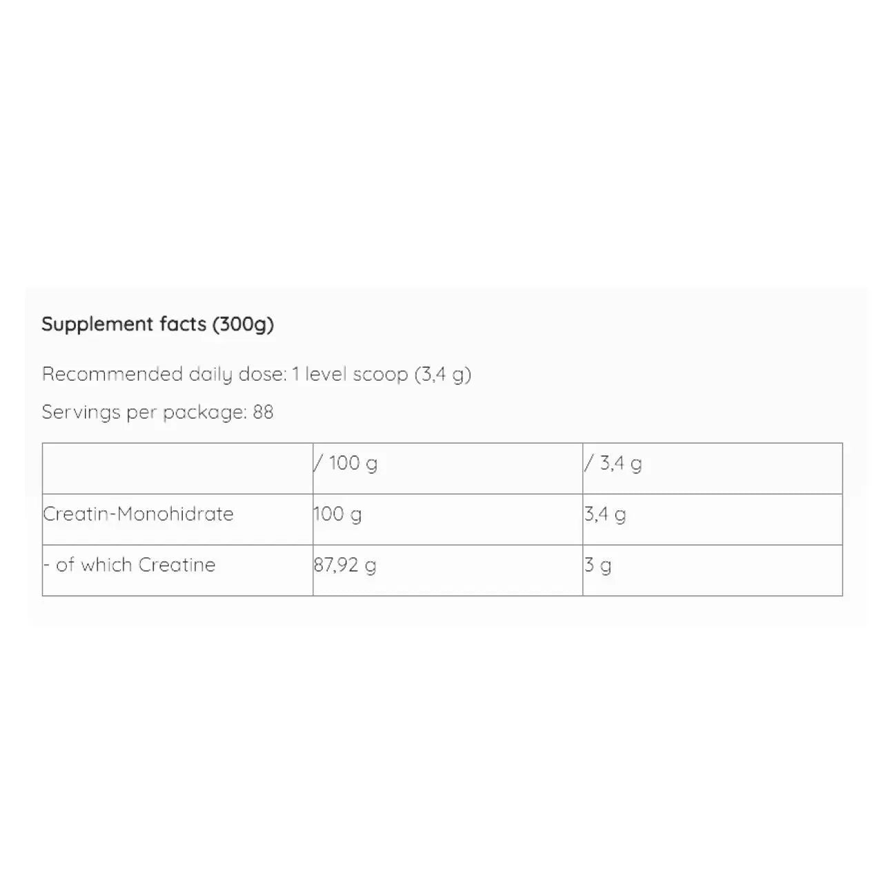 Nutriversum CREATINE MONOHYDRATE, Powder Nutriversum