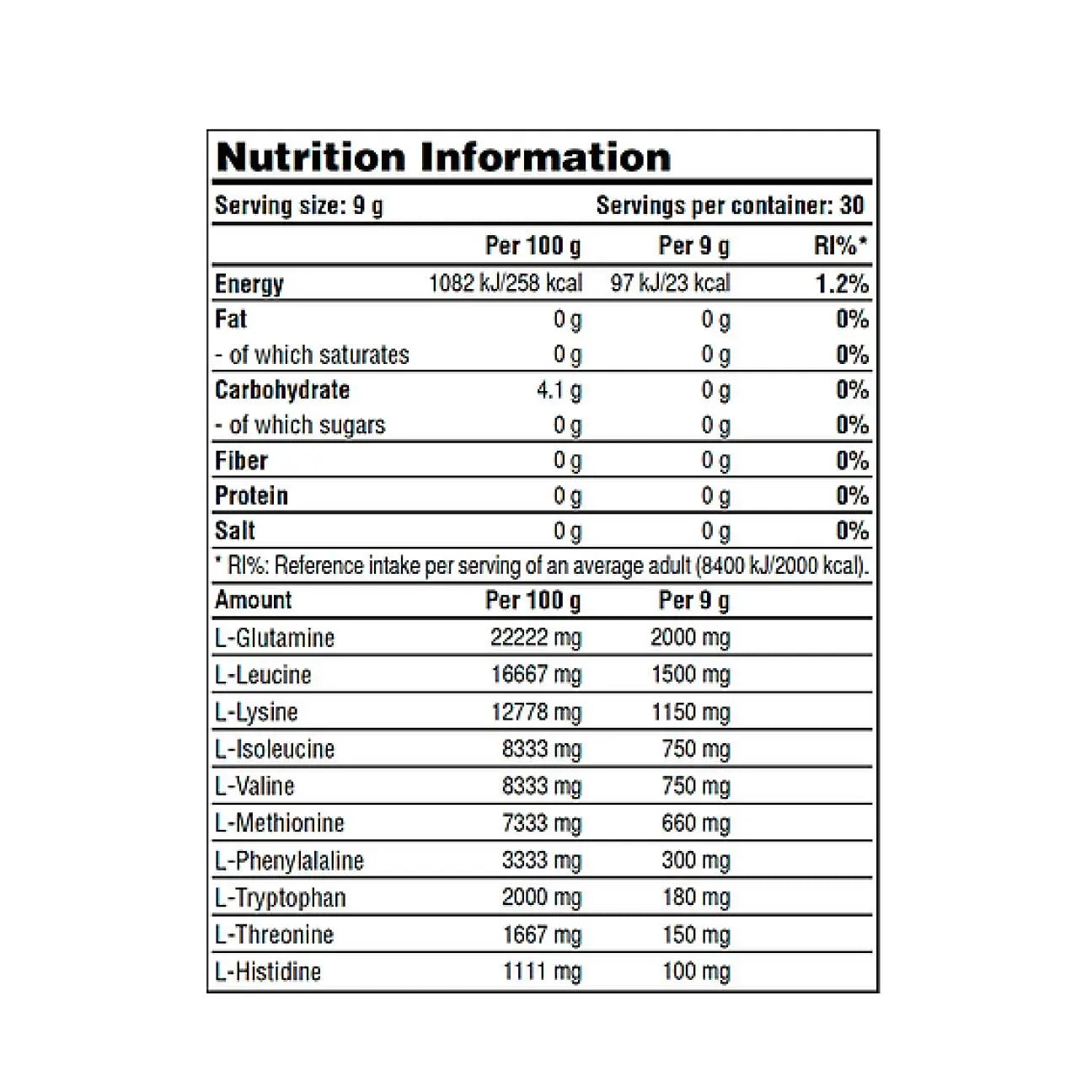 Galvanize Nutrition EAA + GLUTAMINE, Powder Galvanize Nutrition