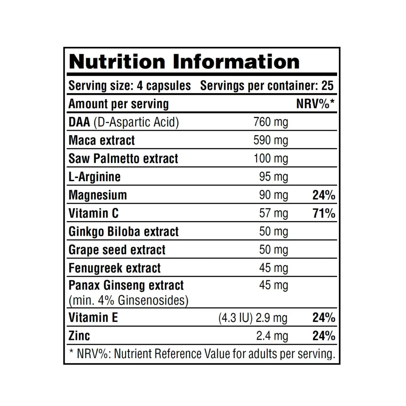 Galvanize Nutrition T MAX TESTOSTERONE BOOSTER, Capsules Galvanize Nutrition