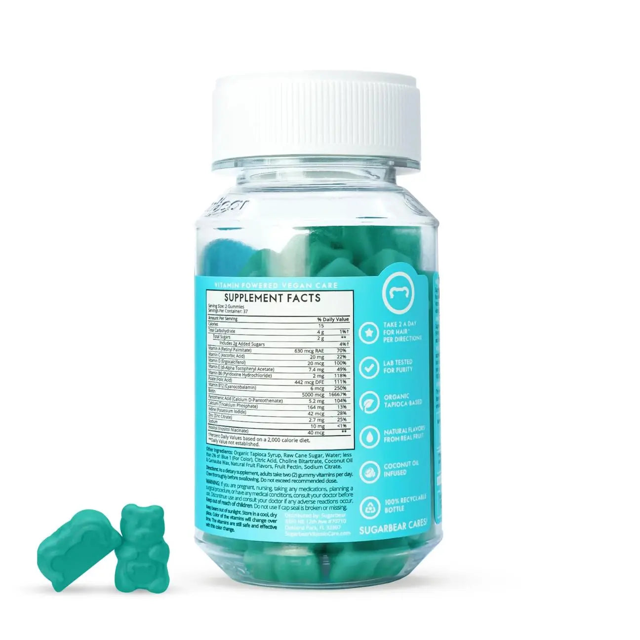 SugarbearPRO HAIR VITAMINS GUM, Gummy SugarbearPRO