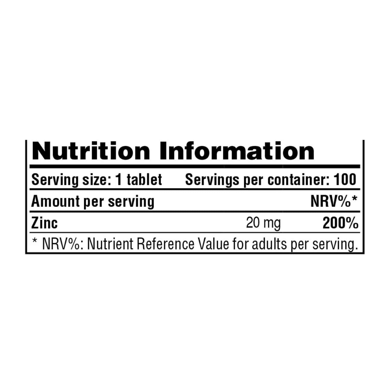 Galvanize Nutrition ZINC 200 mg, Capsules Galvanize Nutrition