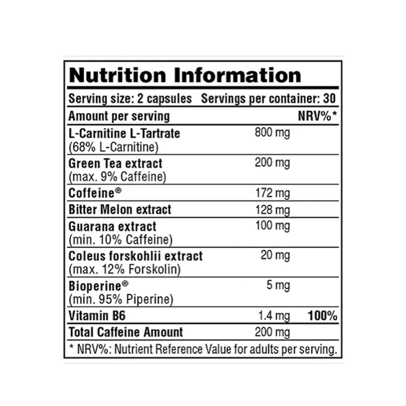 Galvanize Nutrition 212 FAHRENHEIT FAT BURNER, Capsules Galvanize Nutrition